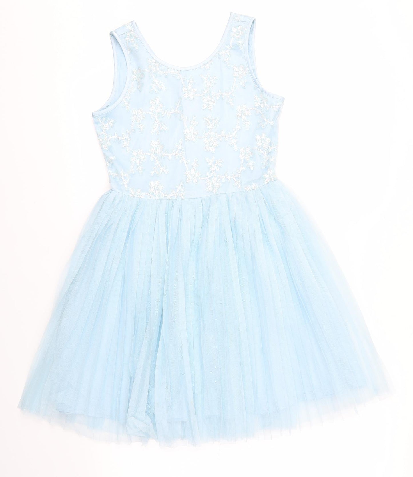F&F Girls Blue   A-Line  Size 10-11 Years