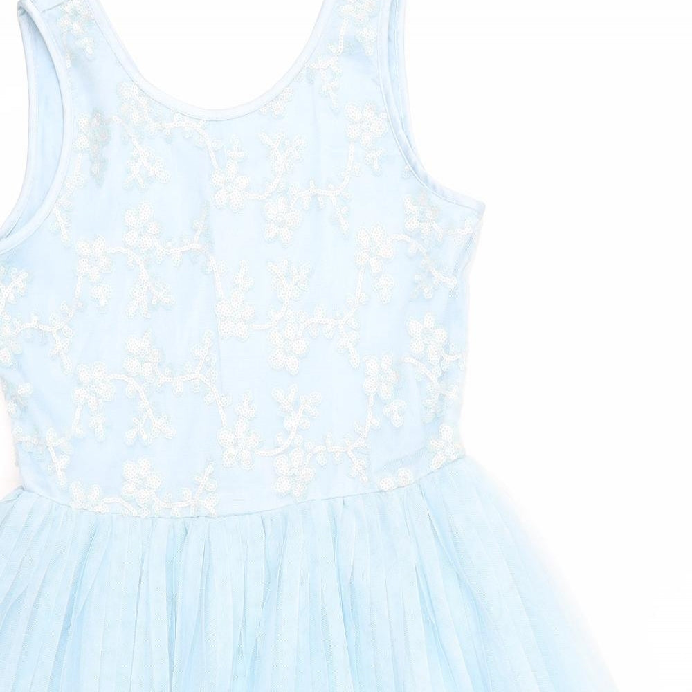 F&F Girls Blue   A-Line  Size 10-11 Years