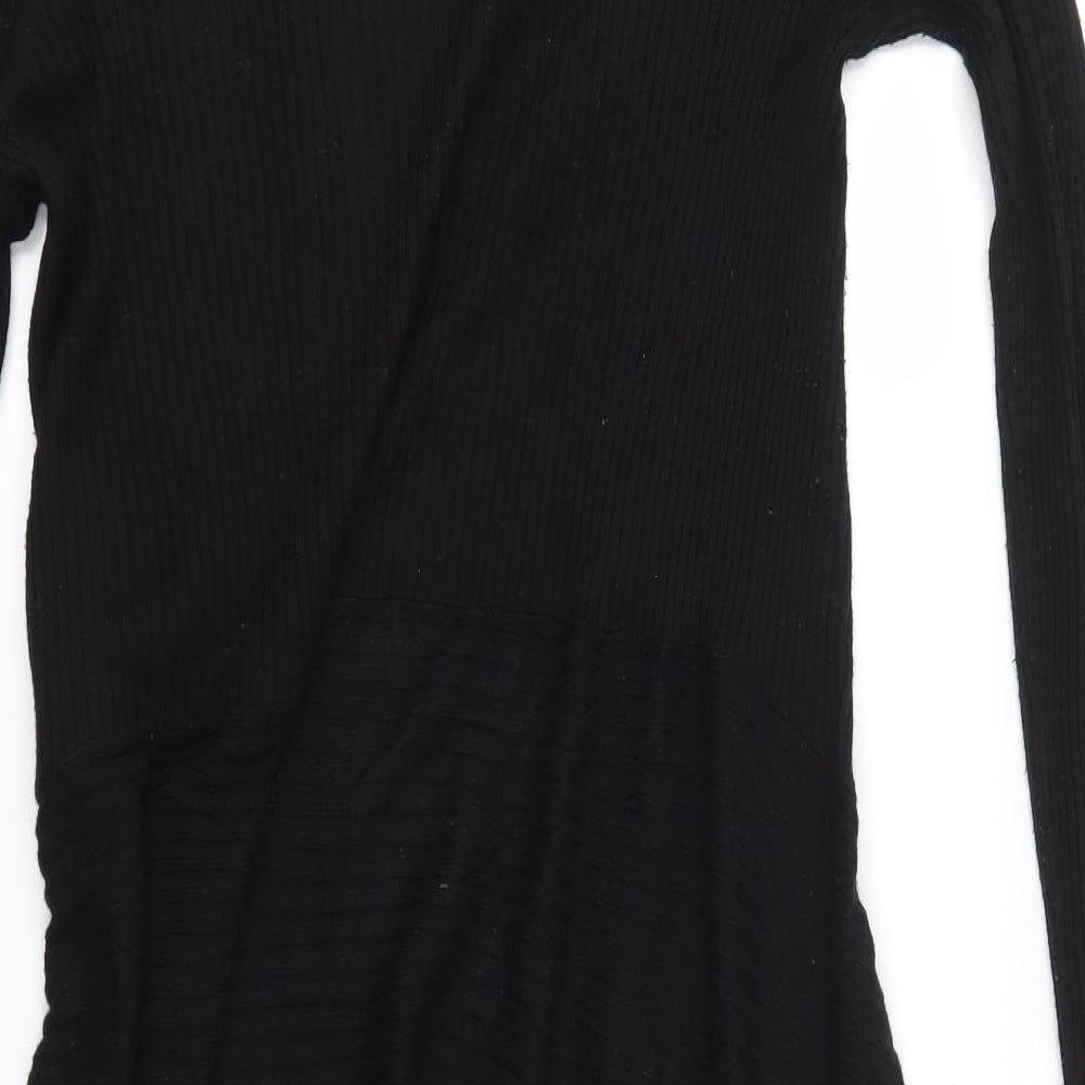 M&S Womens Black   Cardigan Jumper Size 16