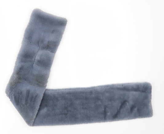 Front view of Preworn women’s blue scarf