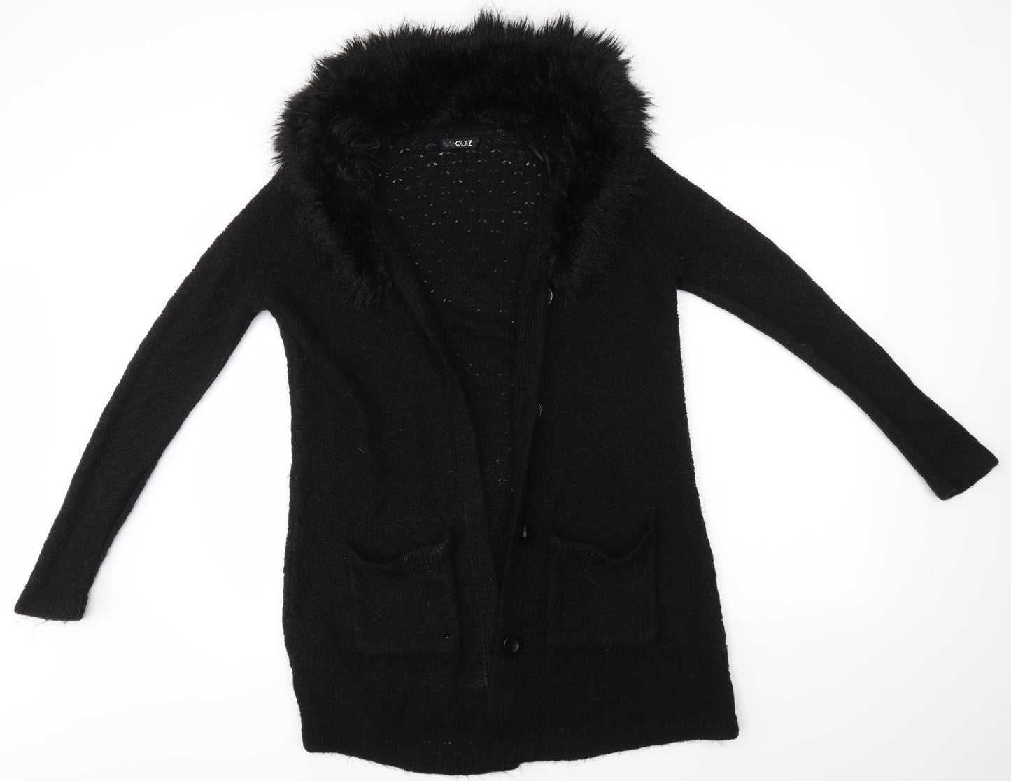 Quiz Womens Black   Cardigan Jumper Size S