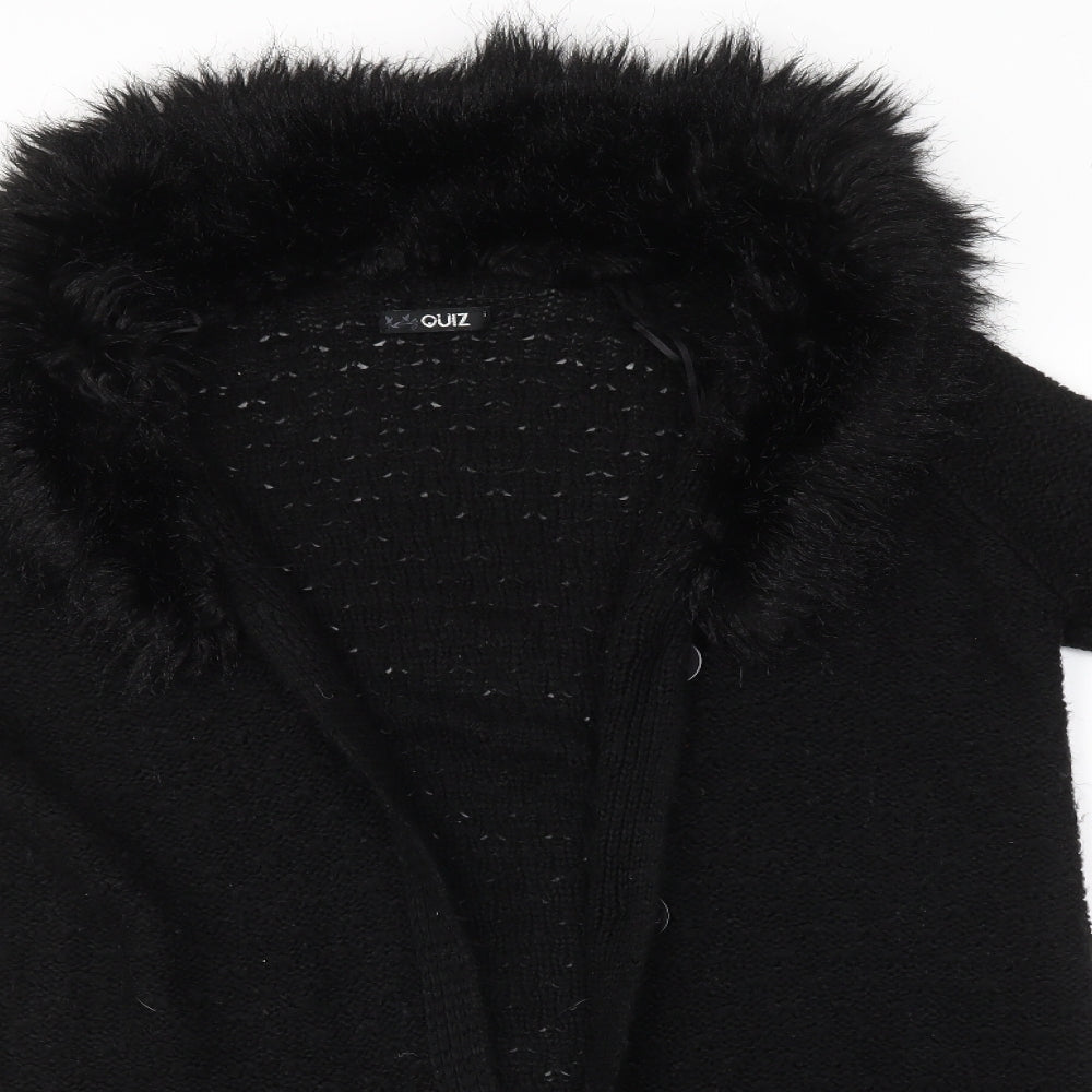 Quiz Womens Black   Cardigan Jumper Size S