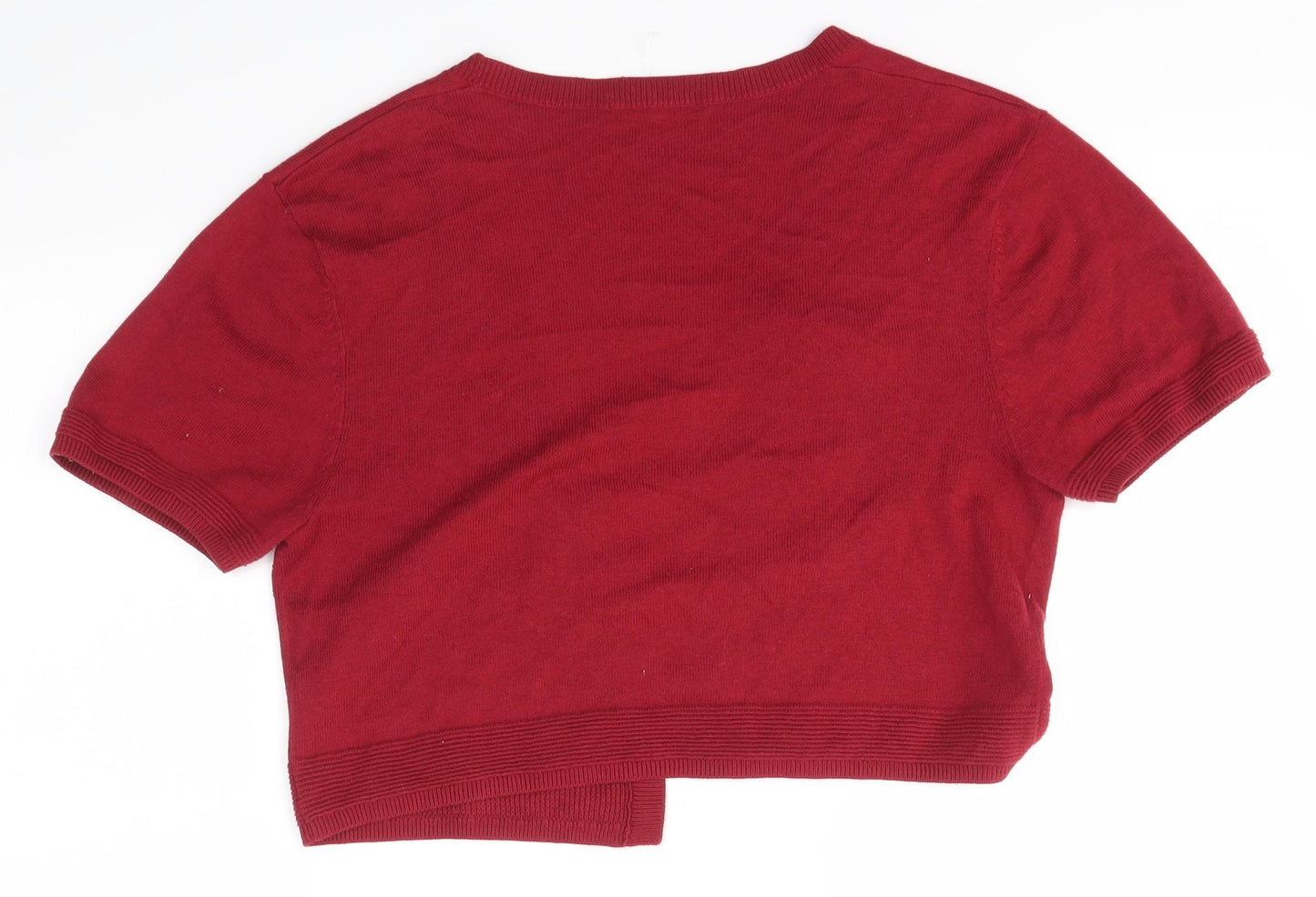 TU Womens Red   Cardigan Jumper Size 12