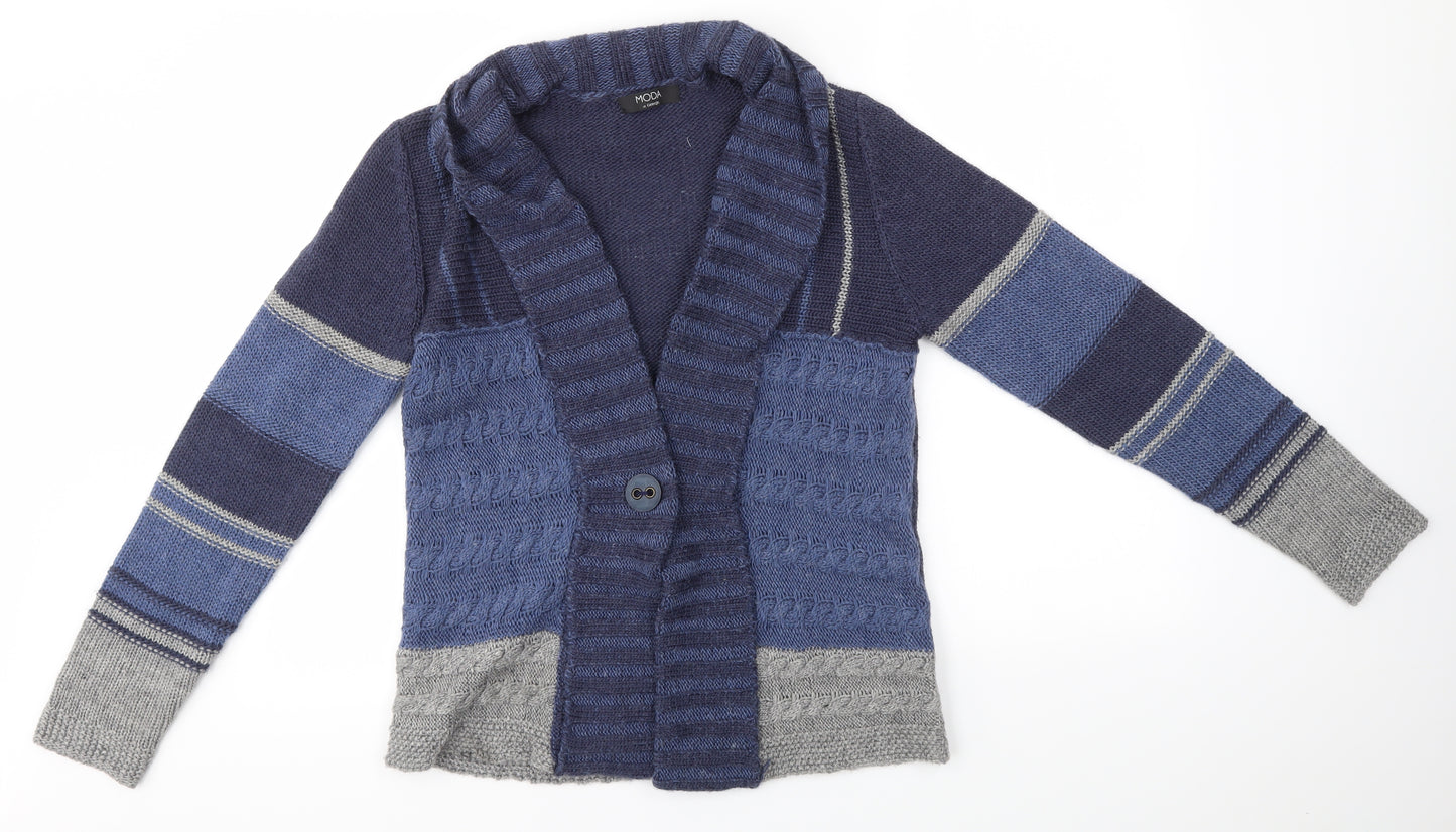 George Womens Blue   Cardigan Jumper Size 10