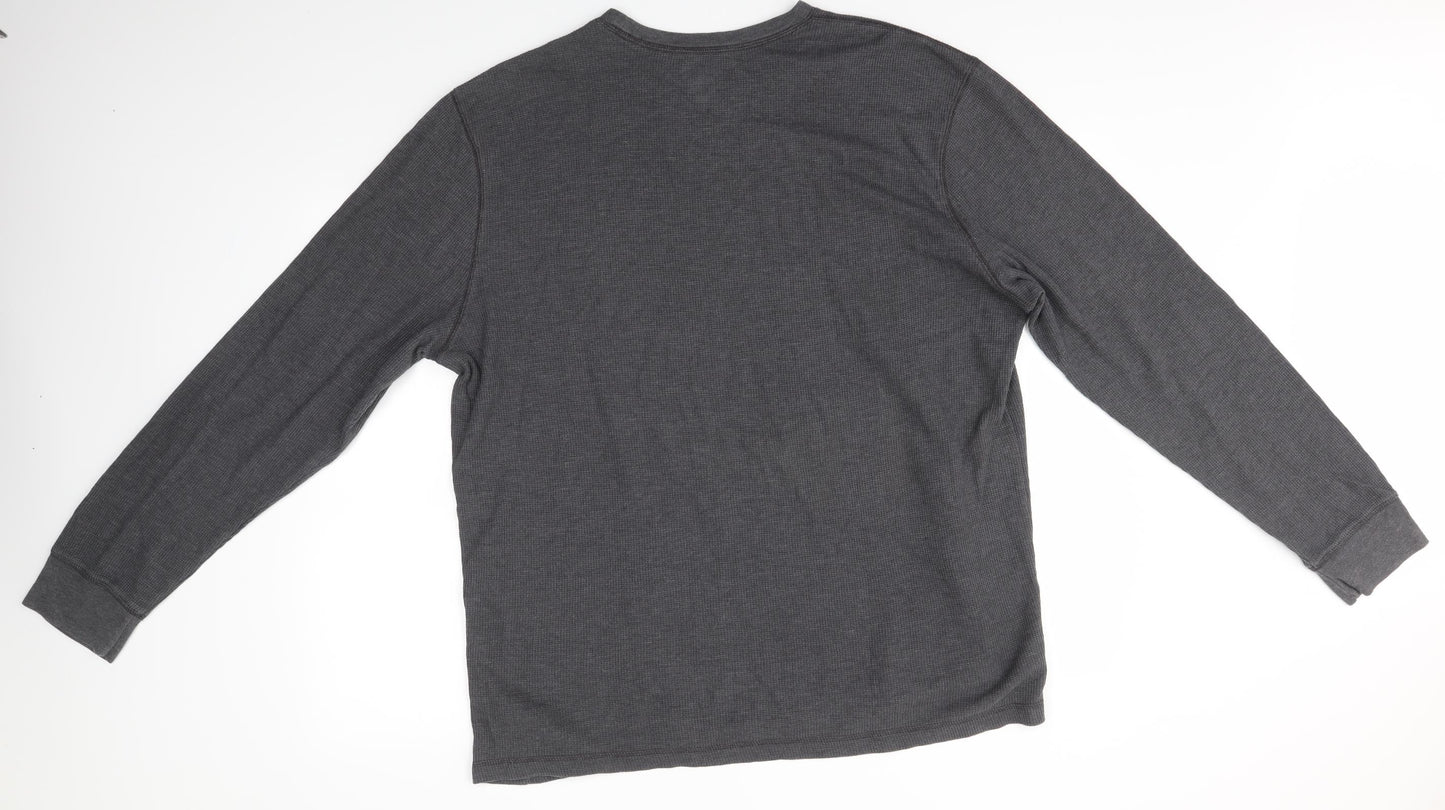 Preworn Mens Grey    T-Shirt Size 2XL