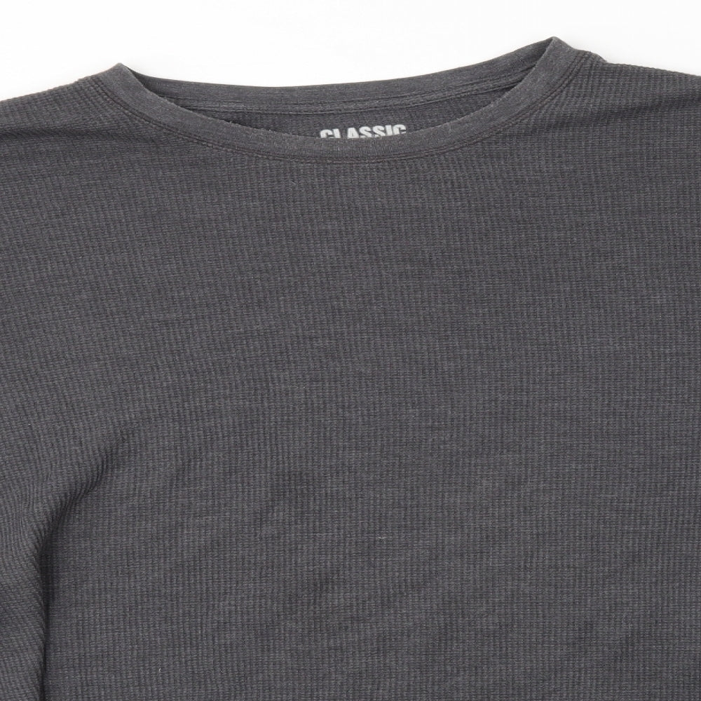 Preworn Mens Grey    T-Shirt Size 2XL