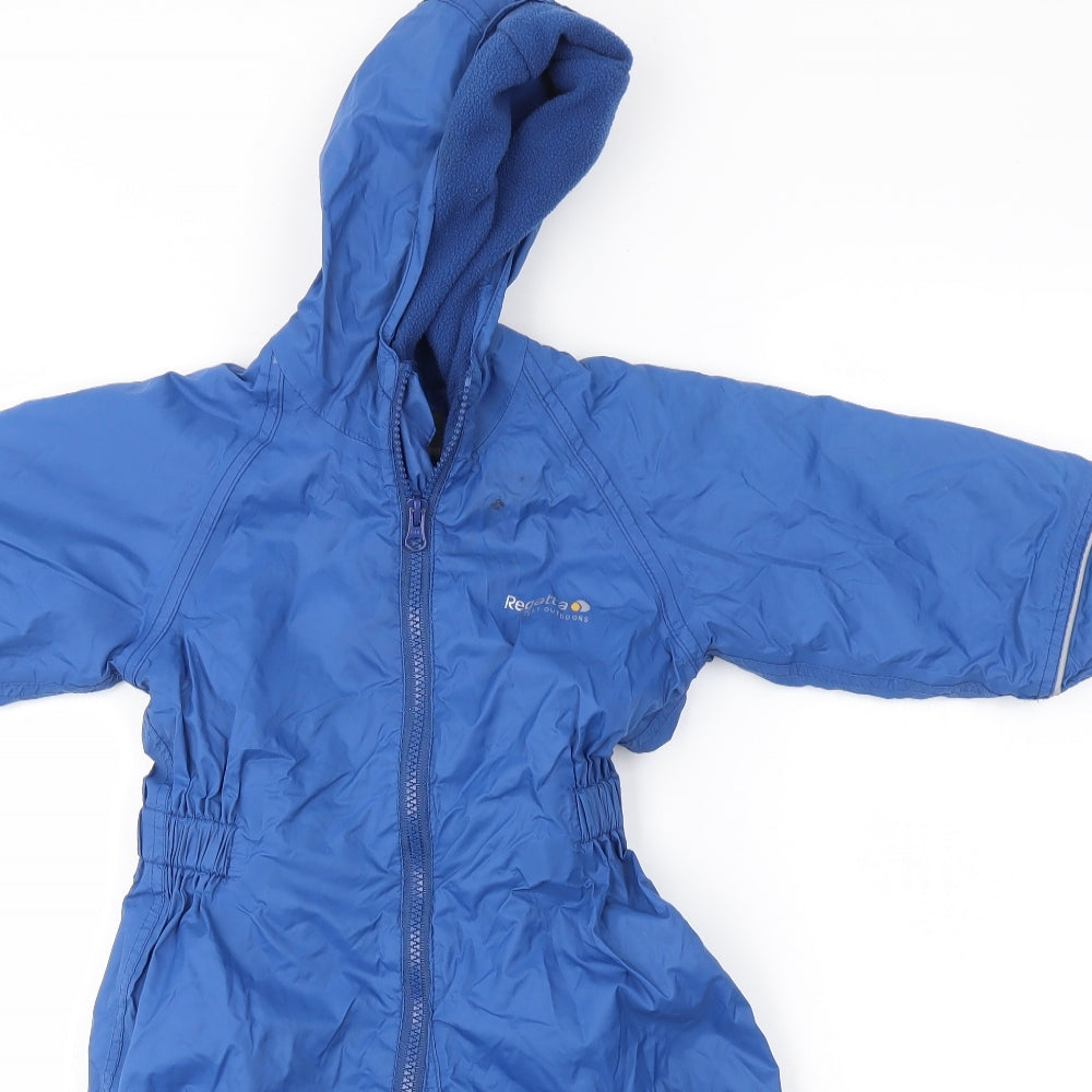 Regatta Baby Blue   Overcoat Snowsuit Size 18-24 Months