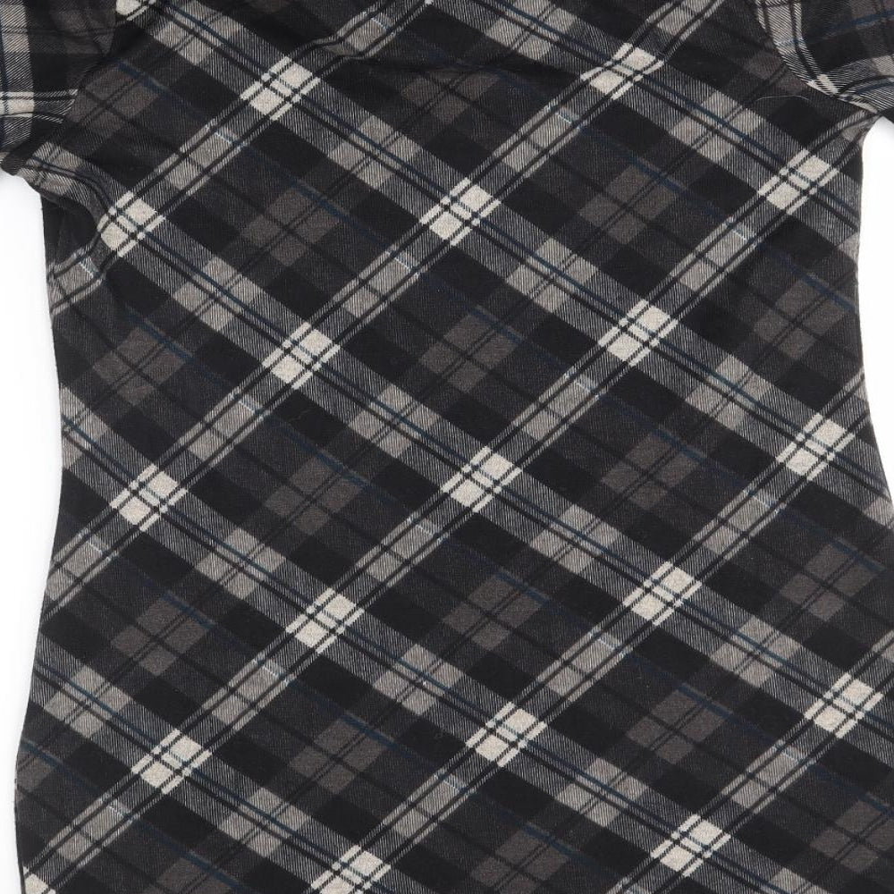 NABELLA Womens Grey Check  Jumper Dress  Size S
