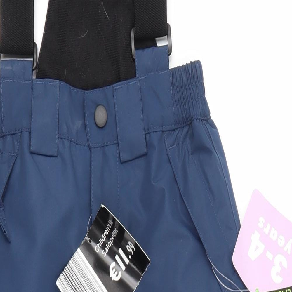 Crane Girls Blue   Ski Jacket Ski Trousers Size 3-4 Years