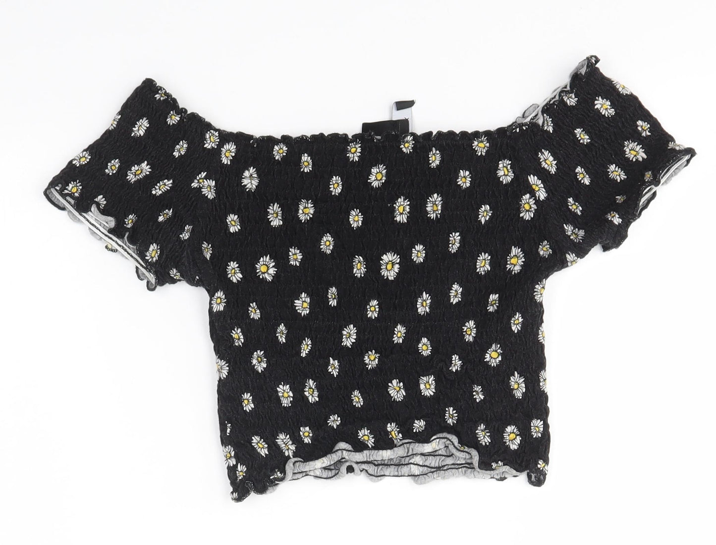 New Look Girls Black   Cropped Blouse Size 12-13 Years