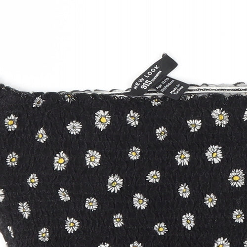 New Look Girls Black   Cropped Blouse Size 12-13 Years