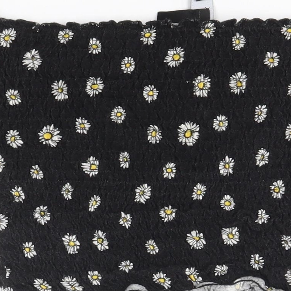 New Look Girls Black   Cropped Blouse Size 12-13 Years