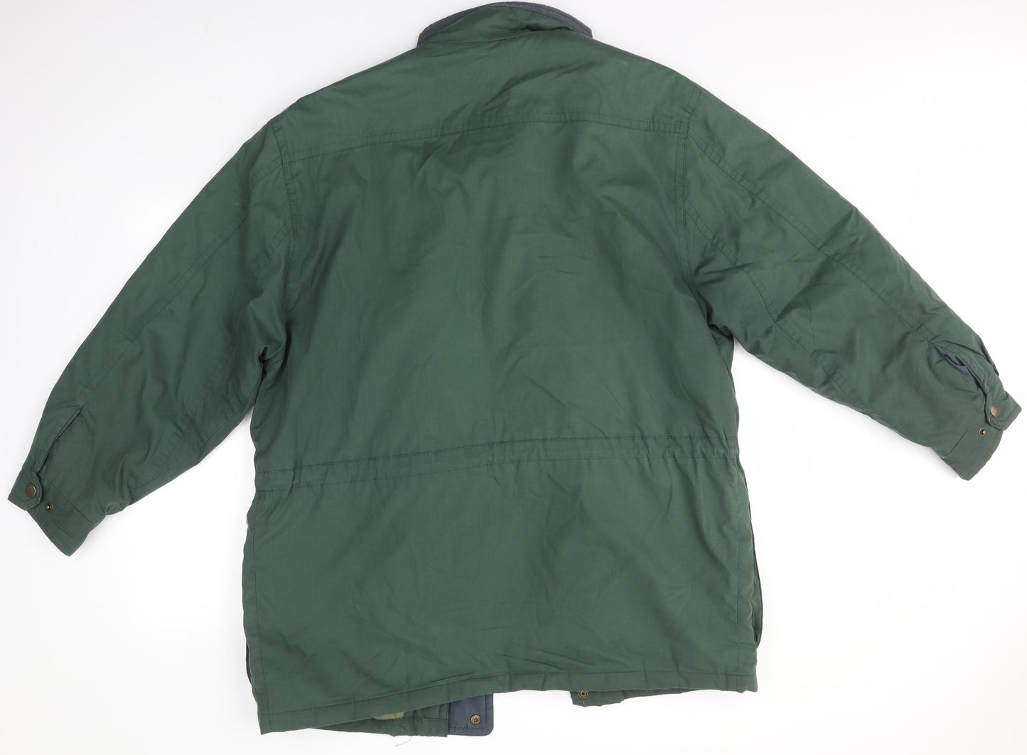 M&S Mens Green   Parka Coat Size M