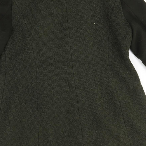 NEXT Womens Green   Overcoat Coat Size 16