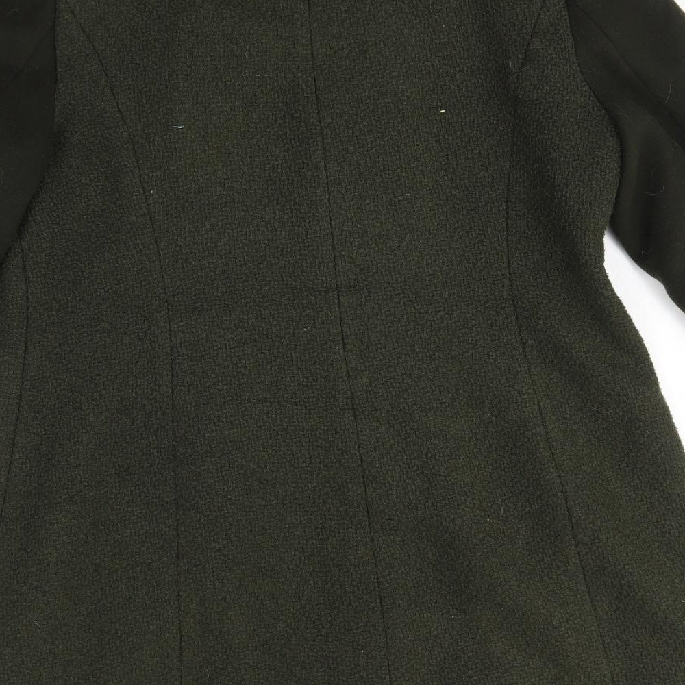 NEXT Womens Green   Overcoat Coat Size 16
