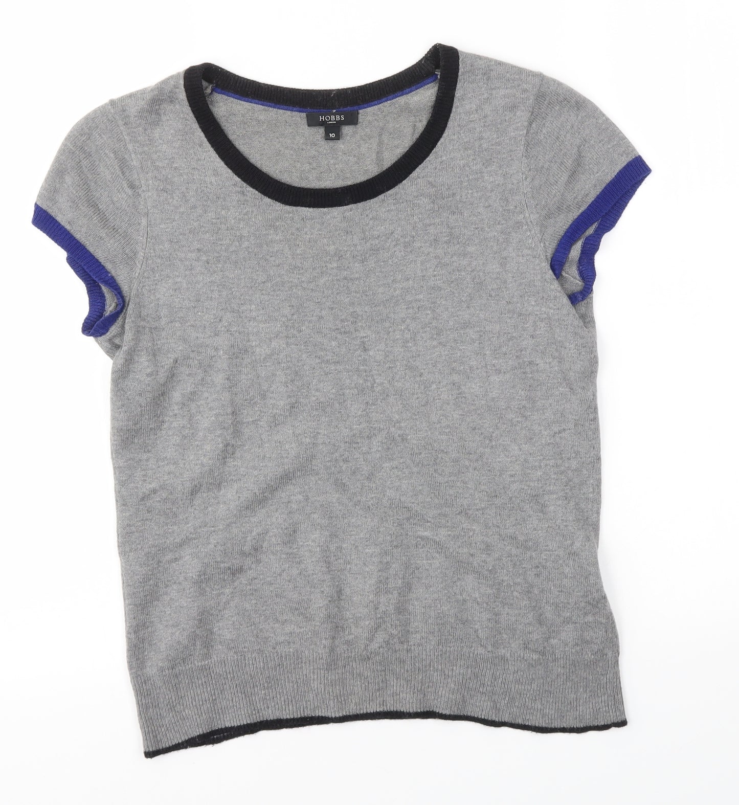 Hobbs Womens Grey   Basic Blouse Size 10