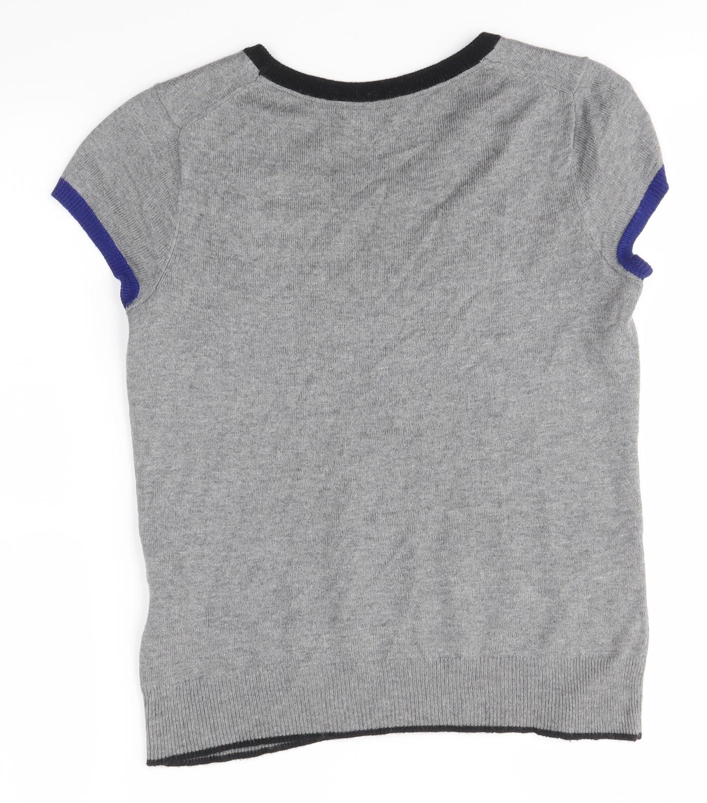 Hobbs Womens Grey   Basic Blouse Size 10