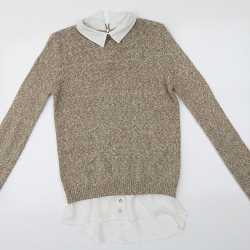 Primark Womens Brown   Pullover Jumper Size 8