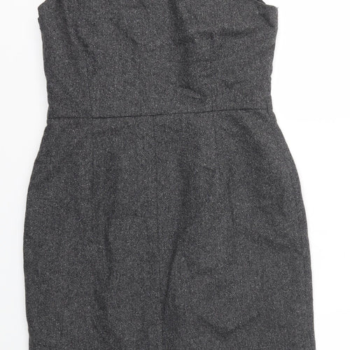 Monsoon Womens Grey   Pinafore/Dungaree Dress  Size 12