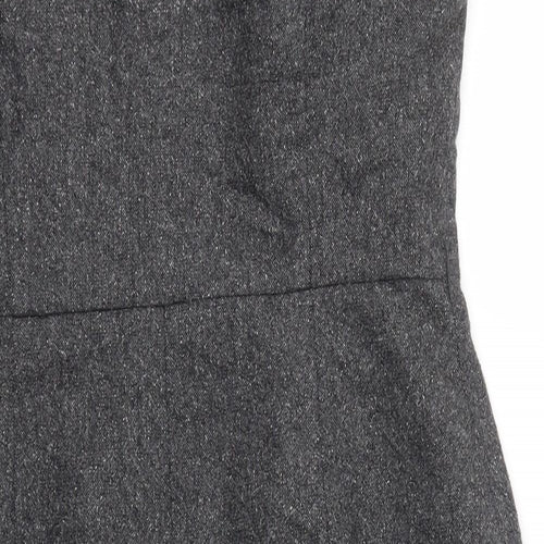 Monsoon Womens Grey   Pinafore/Dungaree Dress  Size 12