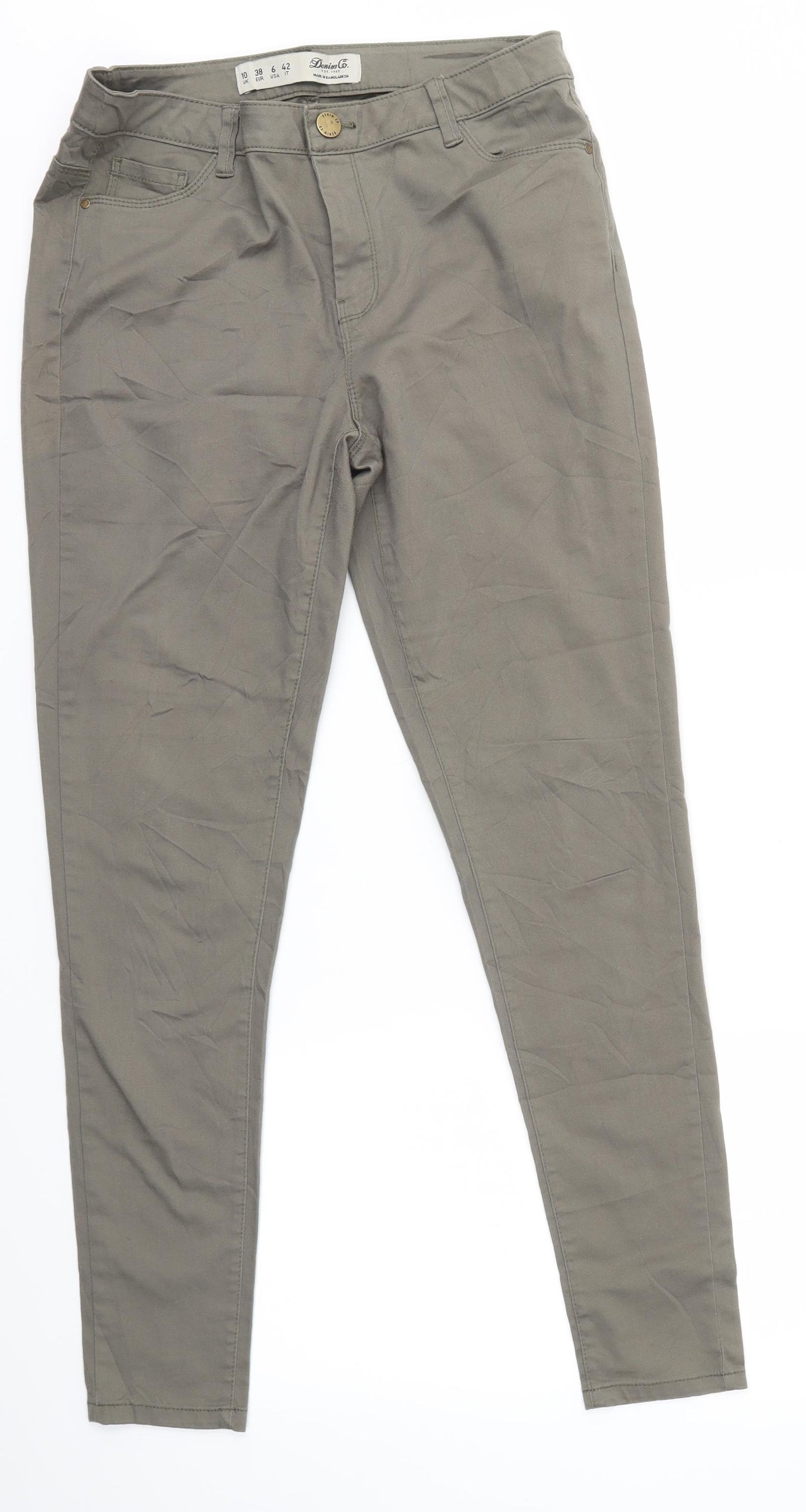 Primark Womens Green   Trousers  Size 10 L28 in