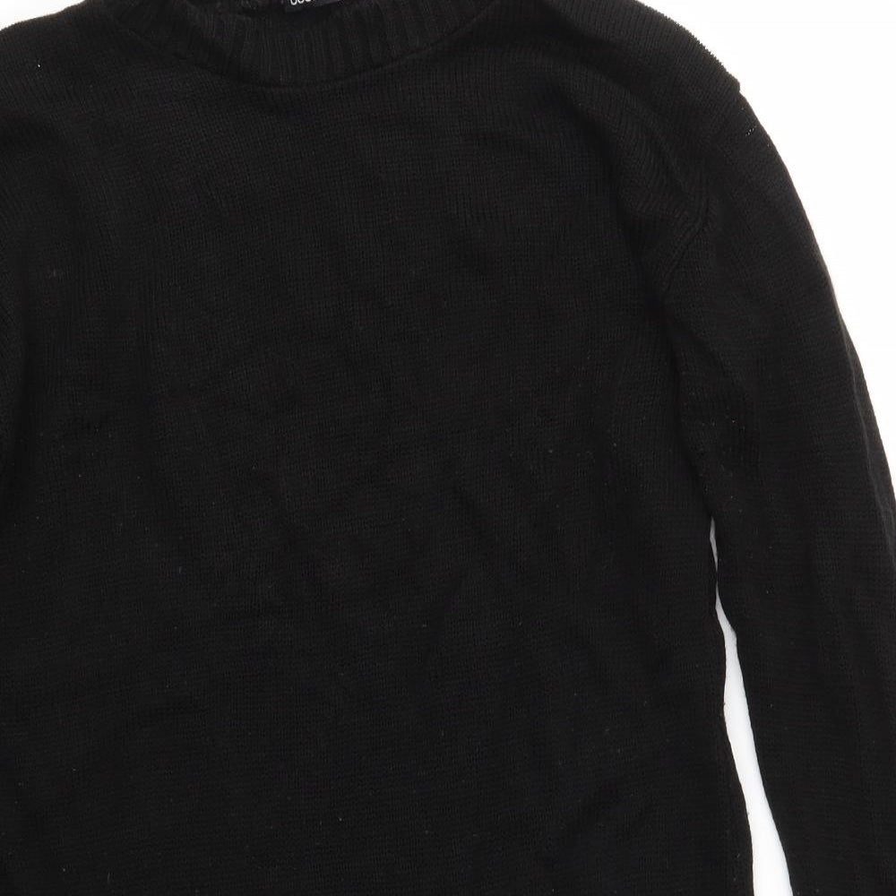 Boohoo Womens Black   Jumper Dress  Size 8