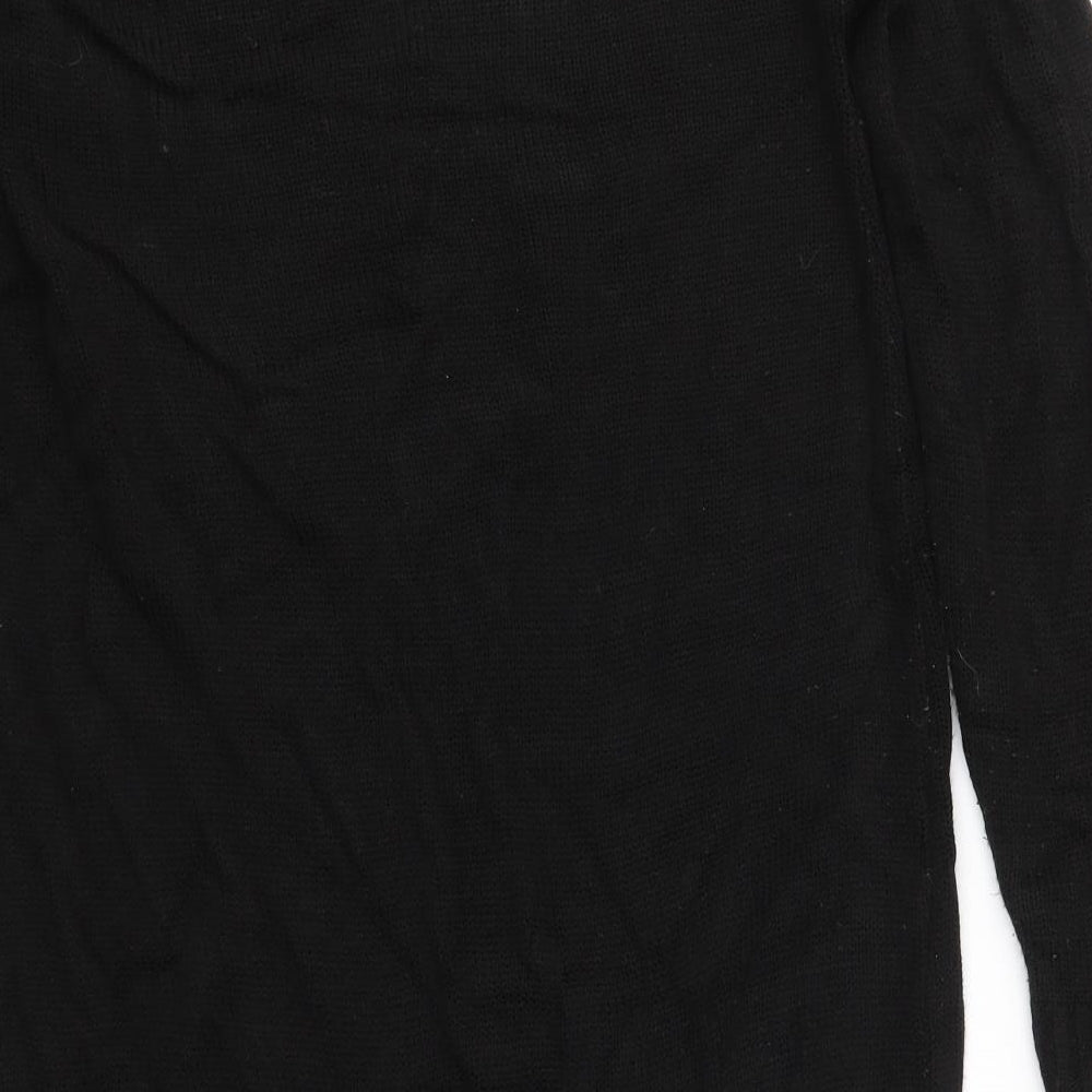 Boohoo Womens Black   Jumper Dress  Size 8