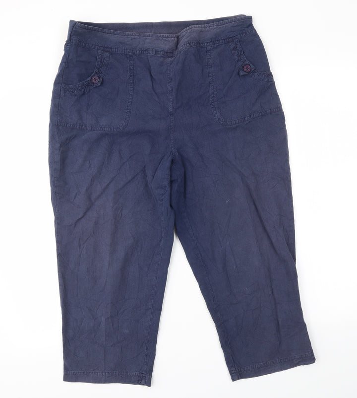 ISLE  Womens Blue   Sweatpants Trousers Size 16 L20 in