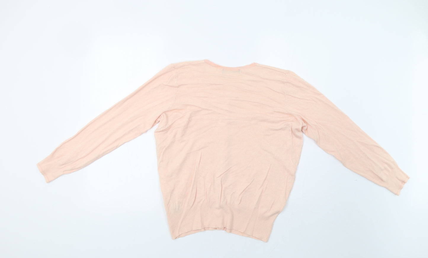 M&S Womens Pink   Cardigan Jumper Size 16