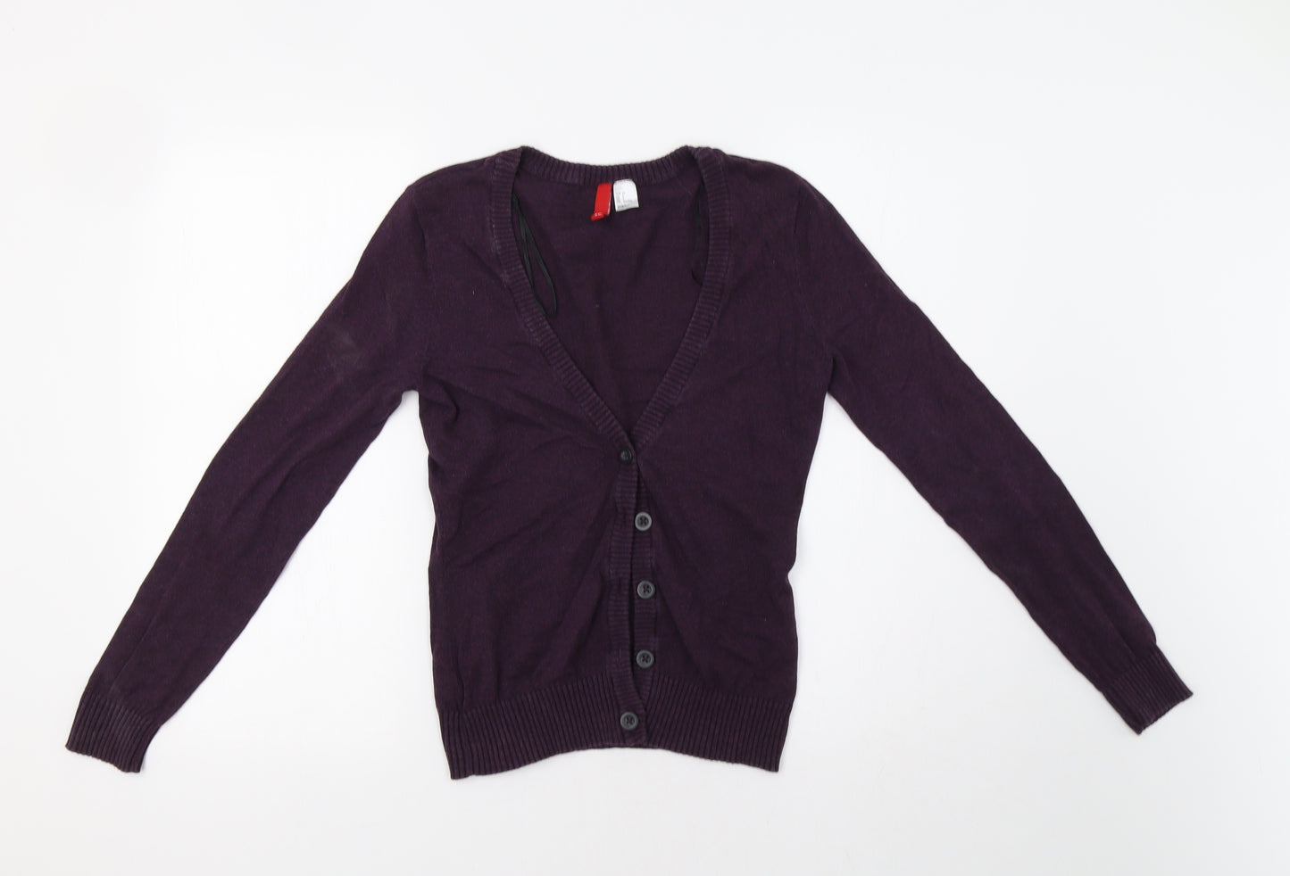 H&M Womens Purple   Cardigan Jumper Size 10