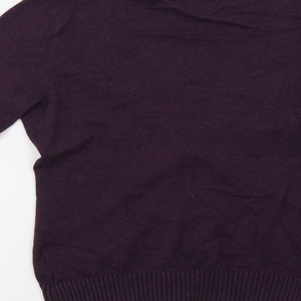 H&M Womens Purple   Cardigan Jumper Size 10