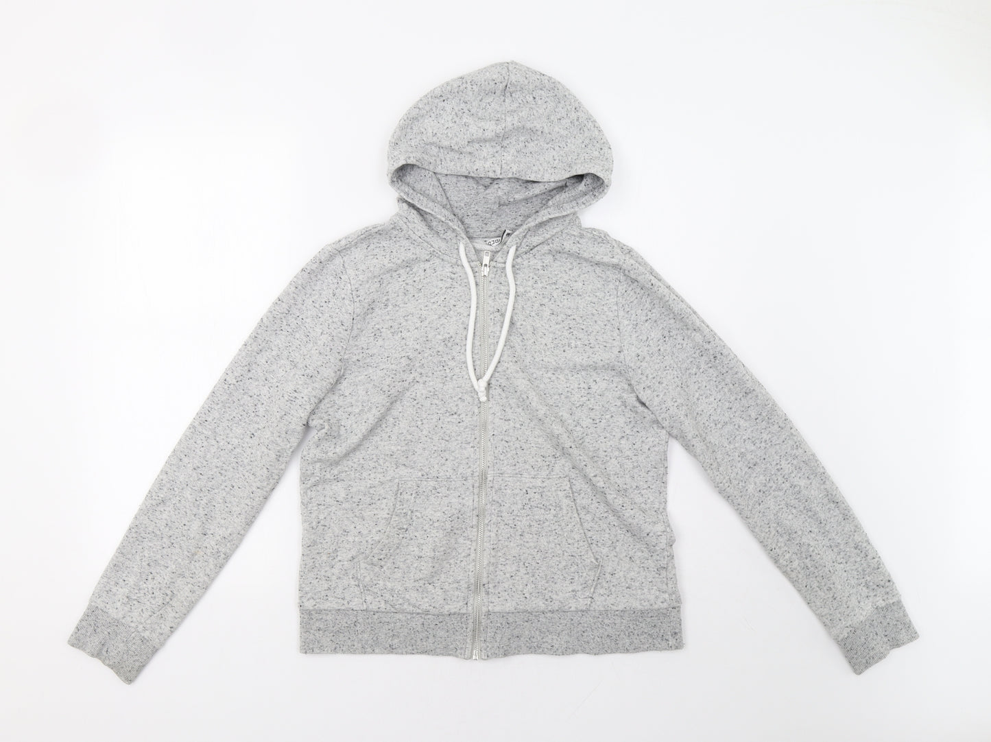 H&M Womens Grey   Henley Hoodie Size M