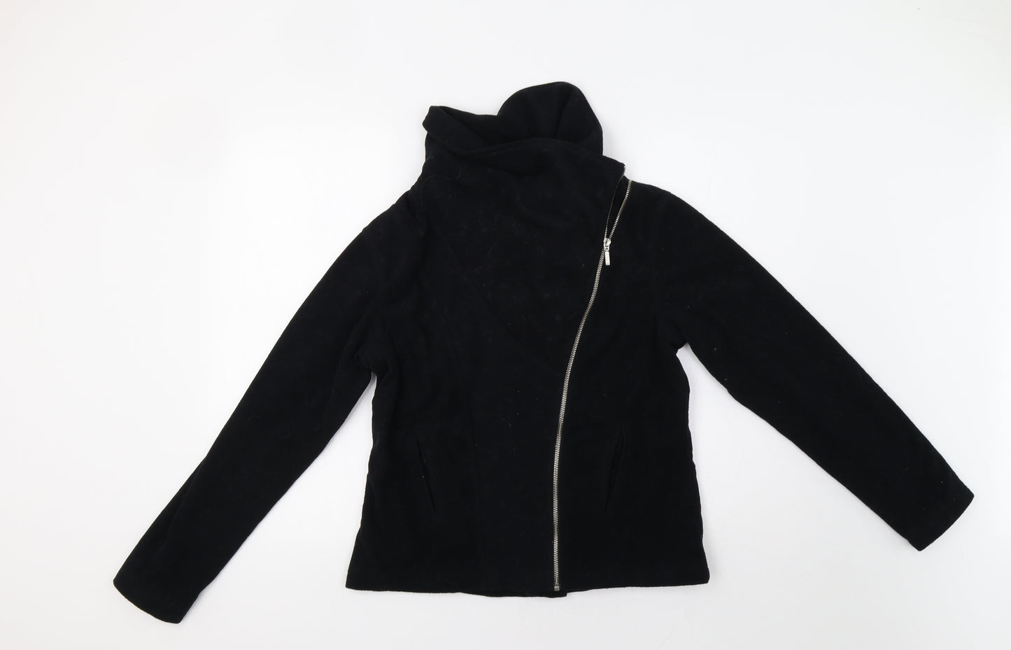 Per Una Womens Black Floral  Jacket Coat Size M