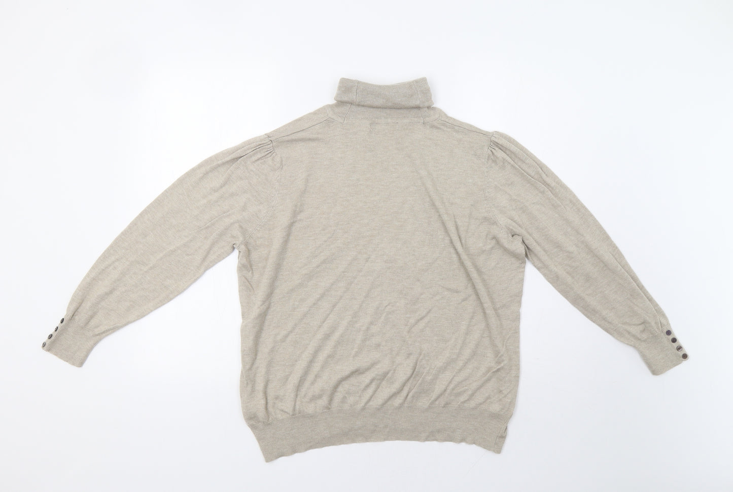 BM Womens Beige   Pullover Jumper Size XL