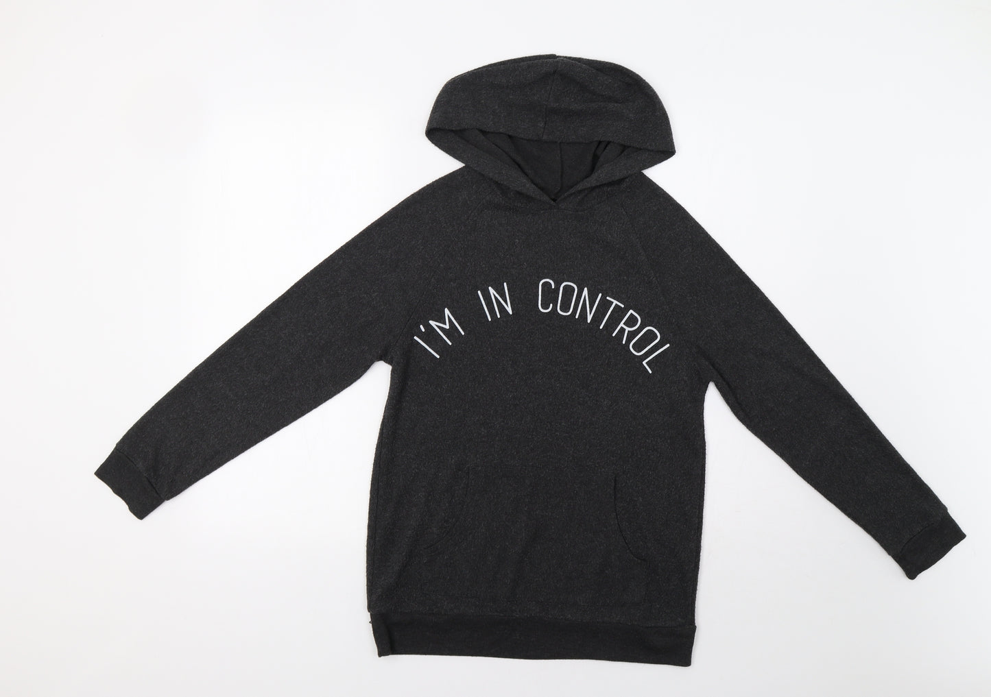 Select Womens Grey   Pullover Hoodie Size 6