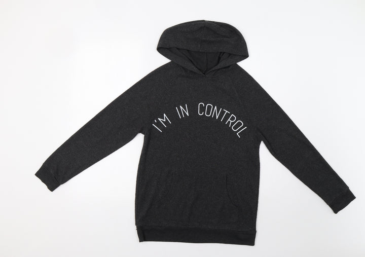 Select Womens Grey Pullover Hoodie Size 6
