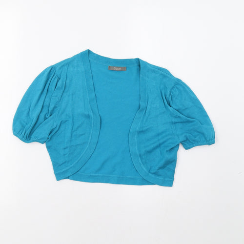South Womens Blue   Shrug Jumper Size 10