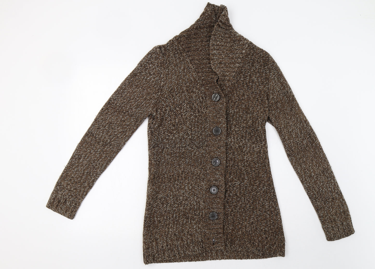 F&F Womens Brown   Cardigan Jumper Size 14