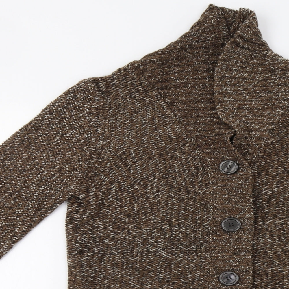 F&F Womens Brown   Cardigan Jumper Size 14