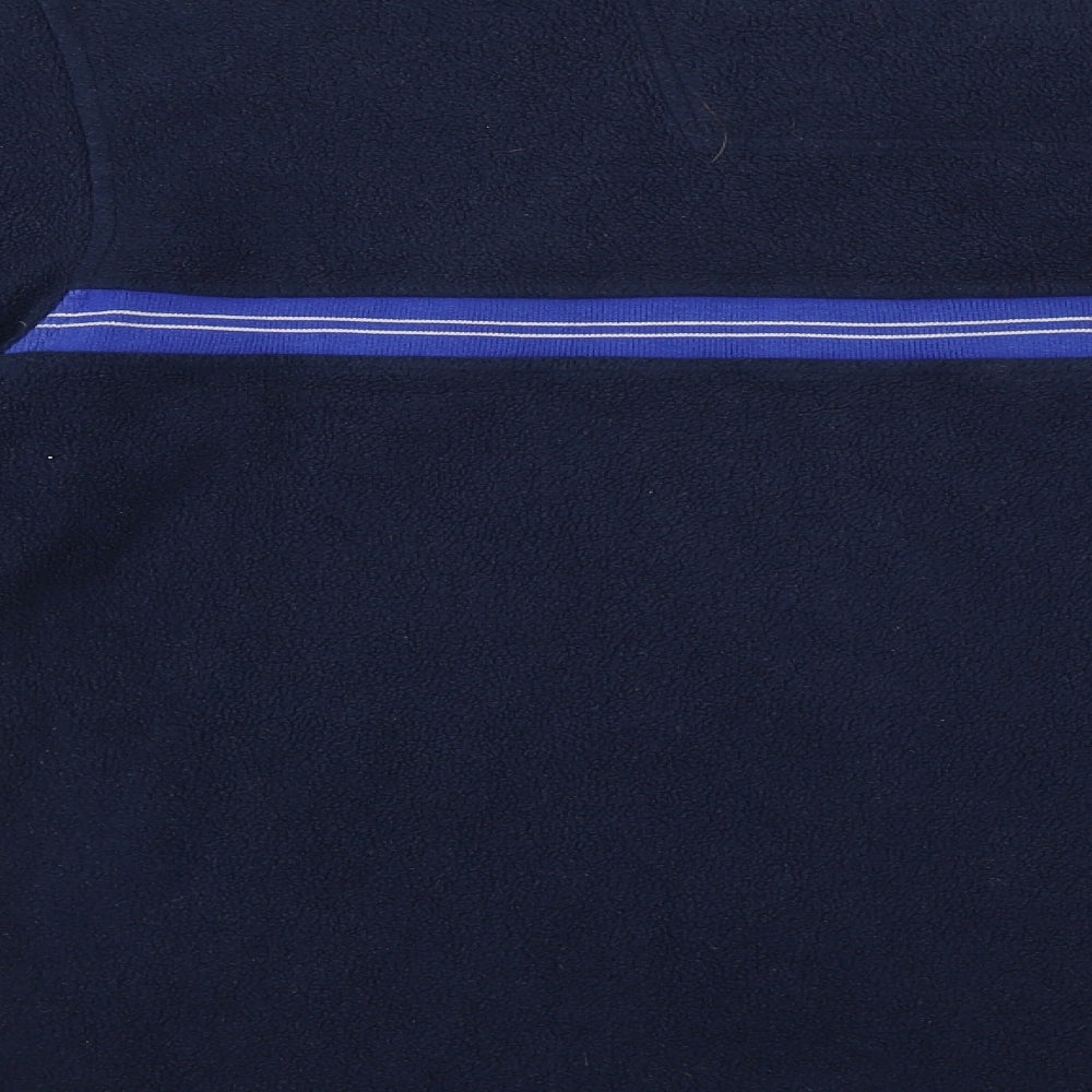PFM sport Mens Blue Striped  Pullover Sweatshirt Size L