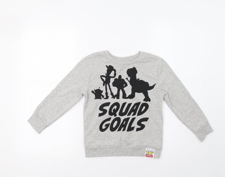 George Girls Grey   Pullover Sweatshirt Size 4-5 Years  - Toy Story
