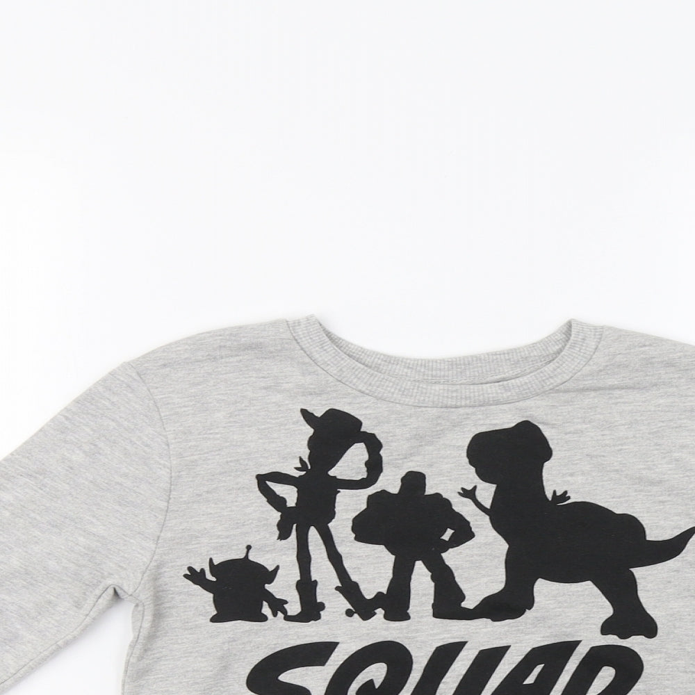 George Girls Grey   Pullover Sweatshirt Size 4-5 Years  - Toy Story