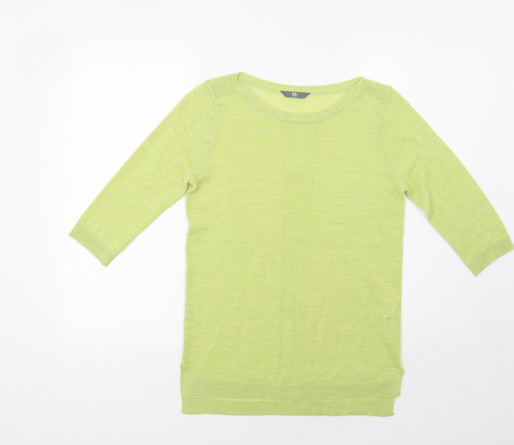 BHS Womens Green Pullover Jumper Size 8