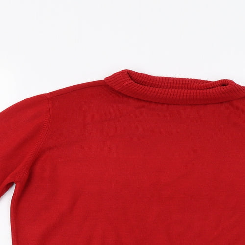 Preworn Womens Red   Pullover Jumper Size M