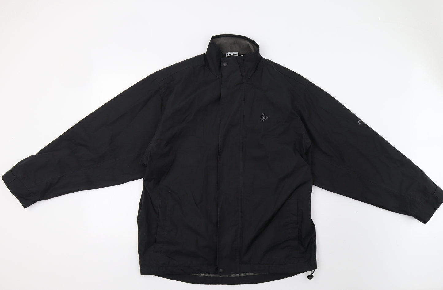 Dunlop Mens Black   Windbreaker Coatigan Size M