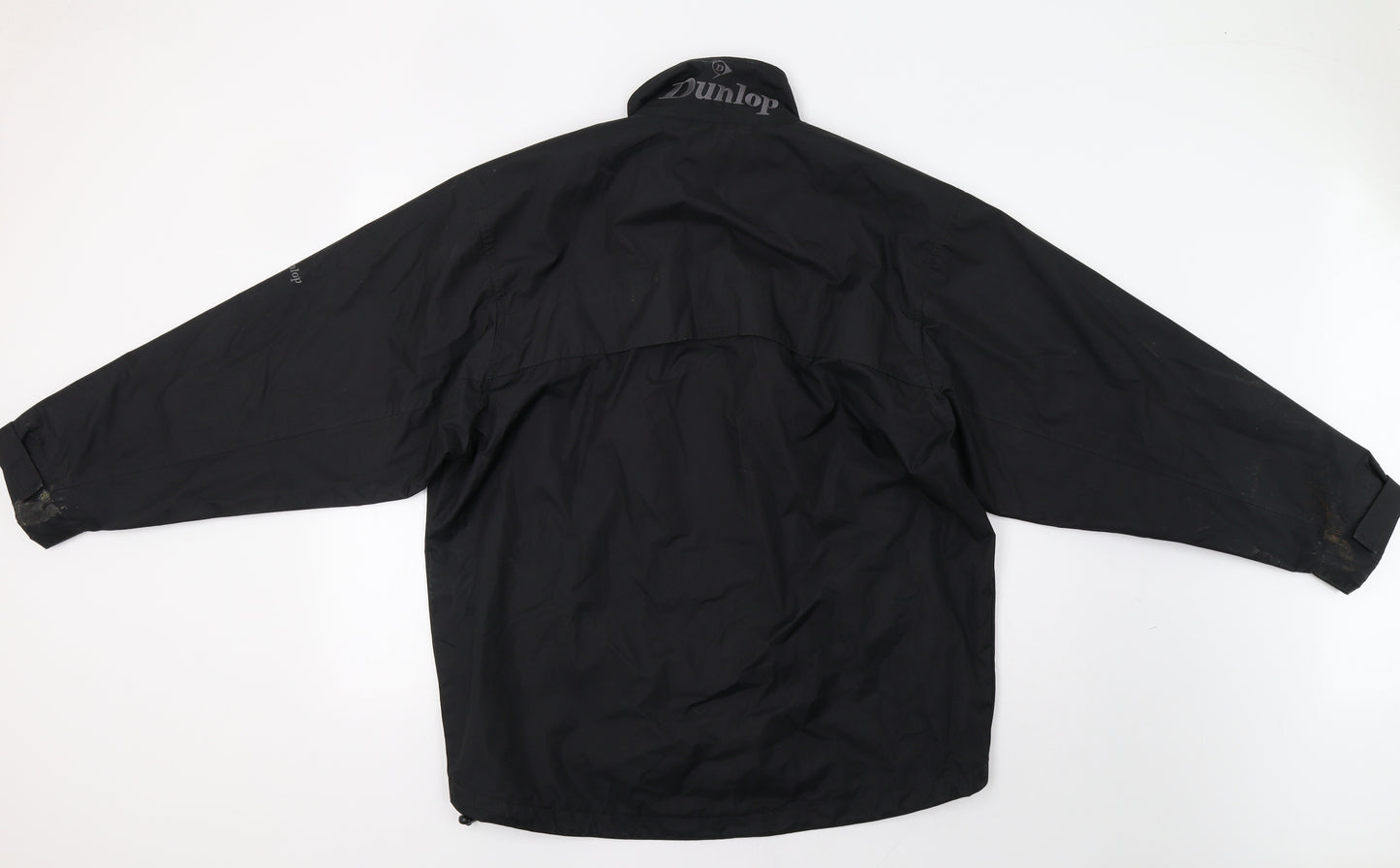 Dunlop Mens Black   Windbreaker Coatigan Size M
