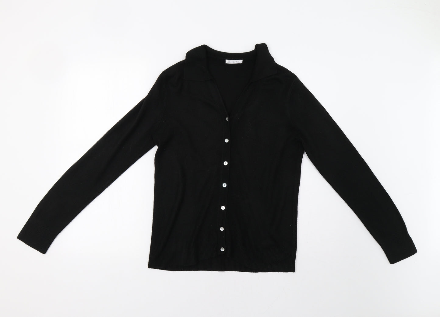 Berkertex Womens Black   Cardigan Jumper Size 10