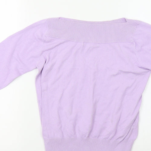 M&S Womens Purple   Pullover Jumper Size 8
