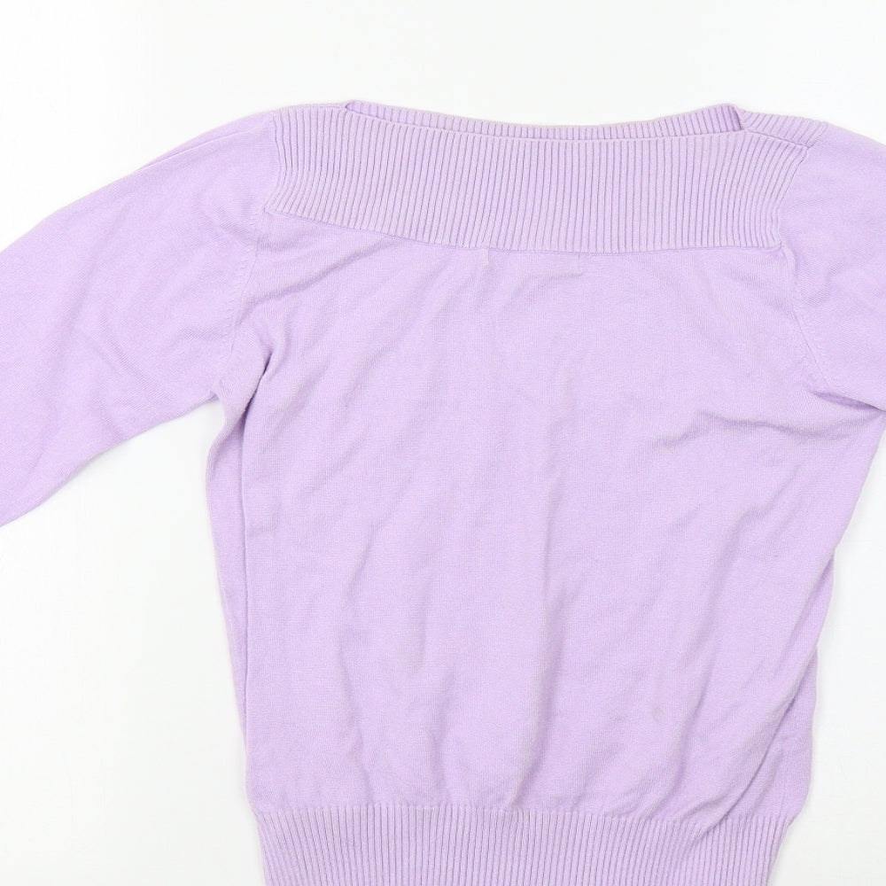M&S Womens Purple   Pullover Jumper Size 8