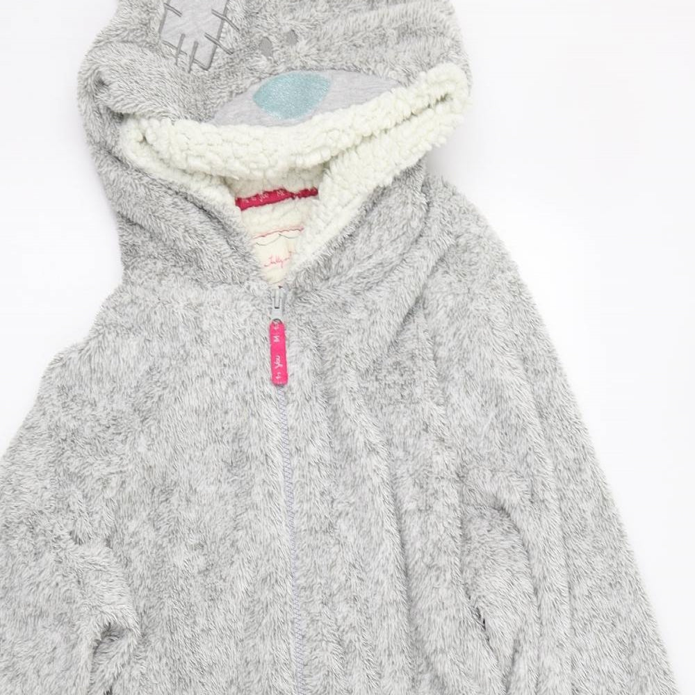 M&S Womens Grey   Kaftan Robe Size 20  - Bear Hood